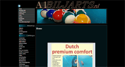 Desktop Screenshot of a1biljarts.nl